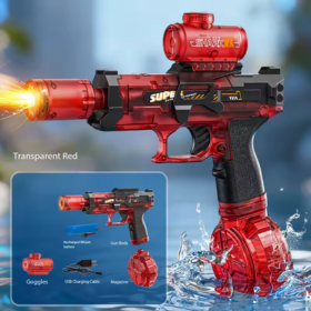 Pistola de agua con LED ultra potente