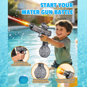 Pistola de agua con LED ultra potente