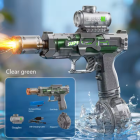 Pistola de agua con LED ultra potente